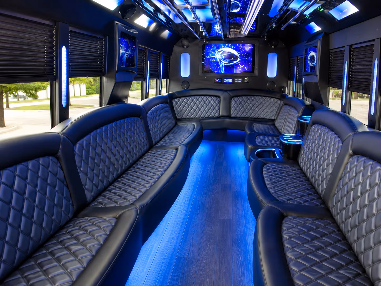 fort lauderdale holiday party bus rental